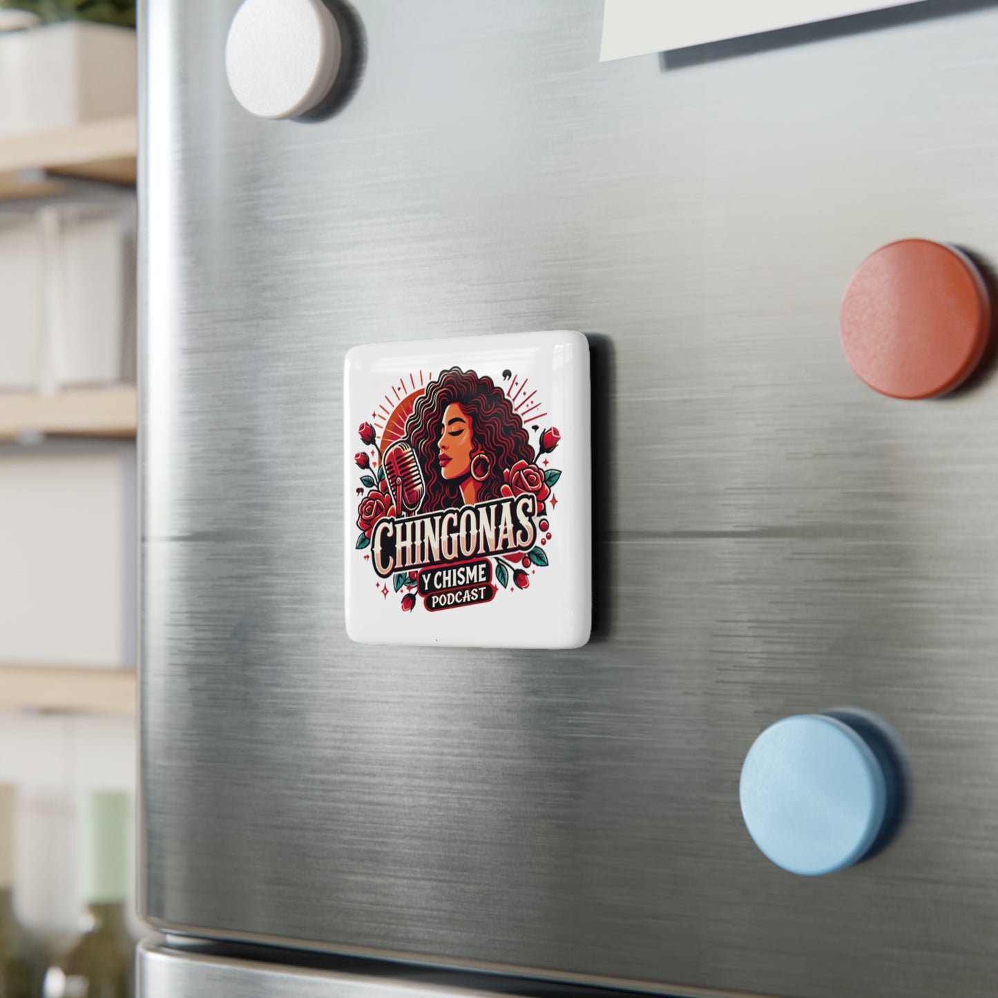 Porcelain Magnet, Square